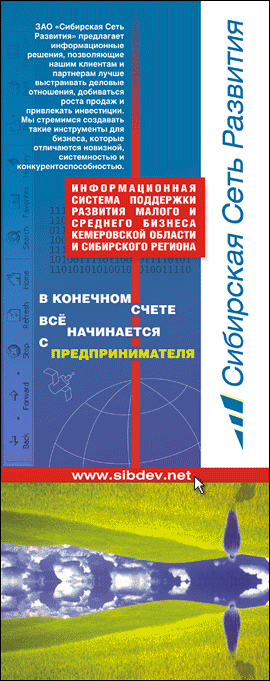 Плакат для ''Сибирской Сети Развития''